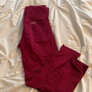 AYBL Burgundy Leggings